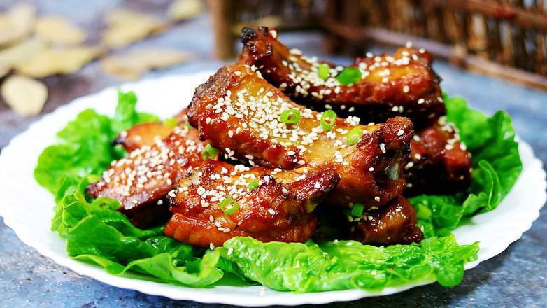 蜜汁排骨 Honey Garlic Spareribs